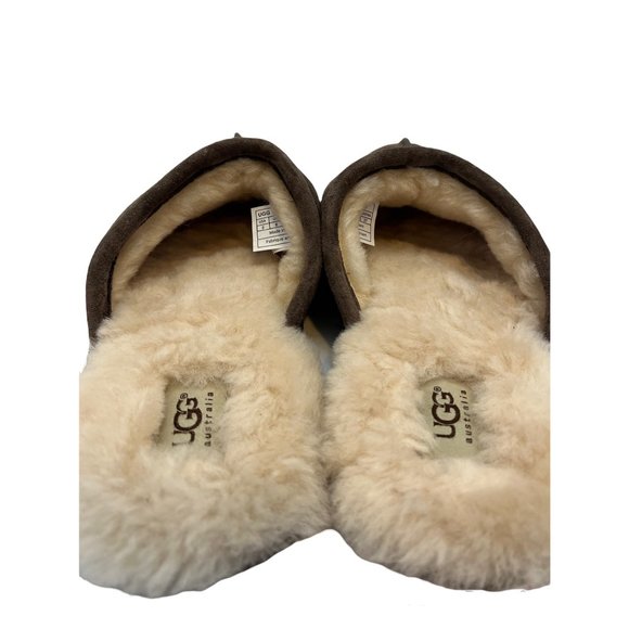 UGG Classic Mule Slides Slippers Expresso Brown Mens 9 Suede Shearling - Picture 5 of 5